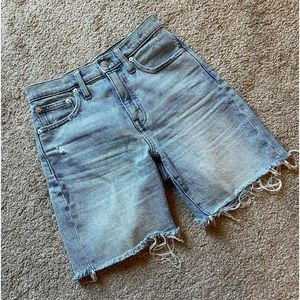 COPY - Madewell High-Rise Denim Mid-Length Shorts. Size 23